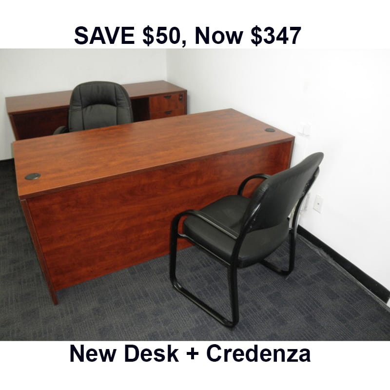 Desk And Credenza Office Furniture Ez Desk And Credenza