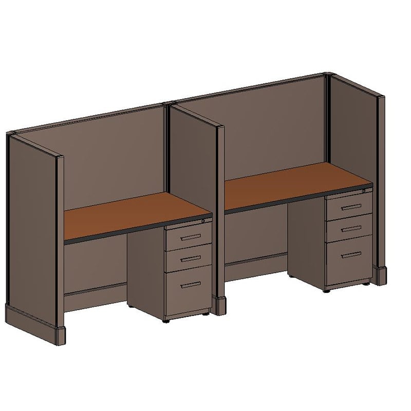 2x4 QuickTime Call Center Cubicles - Office Furniture EZ