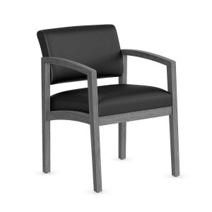 Wood-Guest-Reception-Chair---leather-with-gray-frame