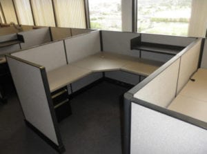 office cubicle used