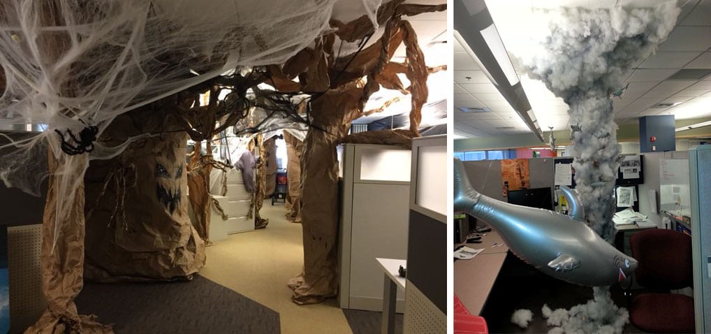 office cubicle decorations halloween