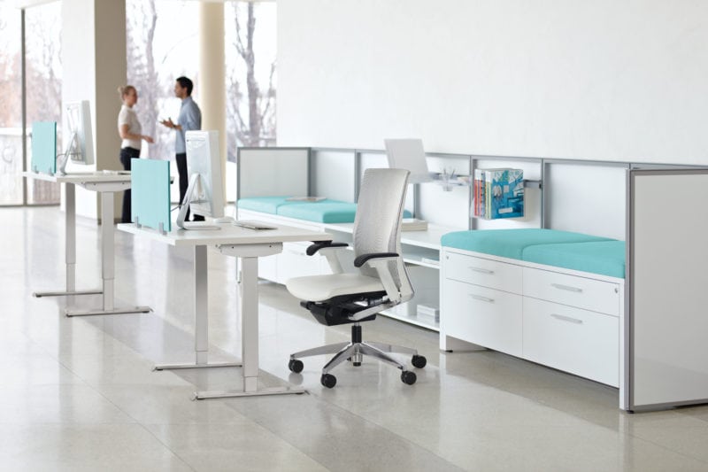 Custom Sit Stand Desk Options Office Furniture EZ