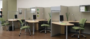 dividing your office space on a budget modular cubicles