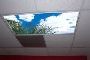 sky panels for outdated office