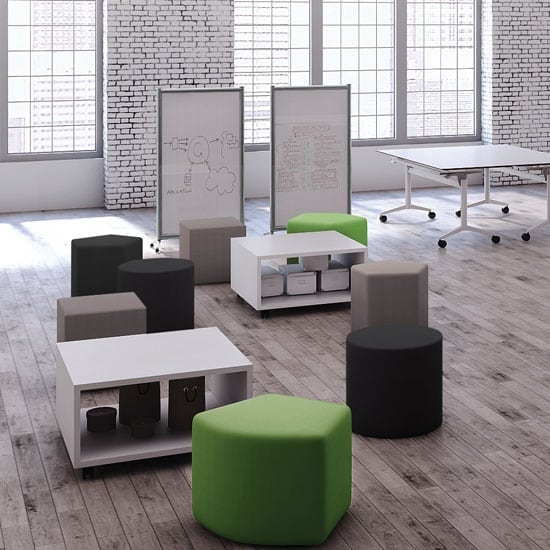 Rolling Whiteboard on Wheels Office Furniture EZ