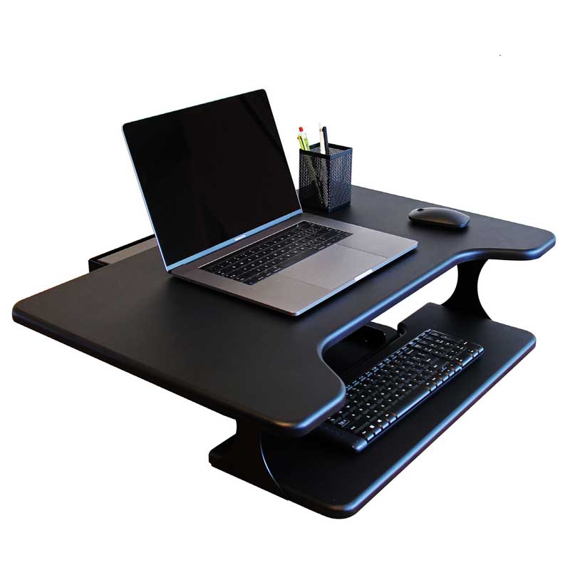 EZ Sit Stand Desk Riser Height Adjustable Office Furniture EZ