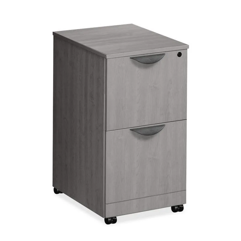 Gray wood 2 drawer on sale file cabinet