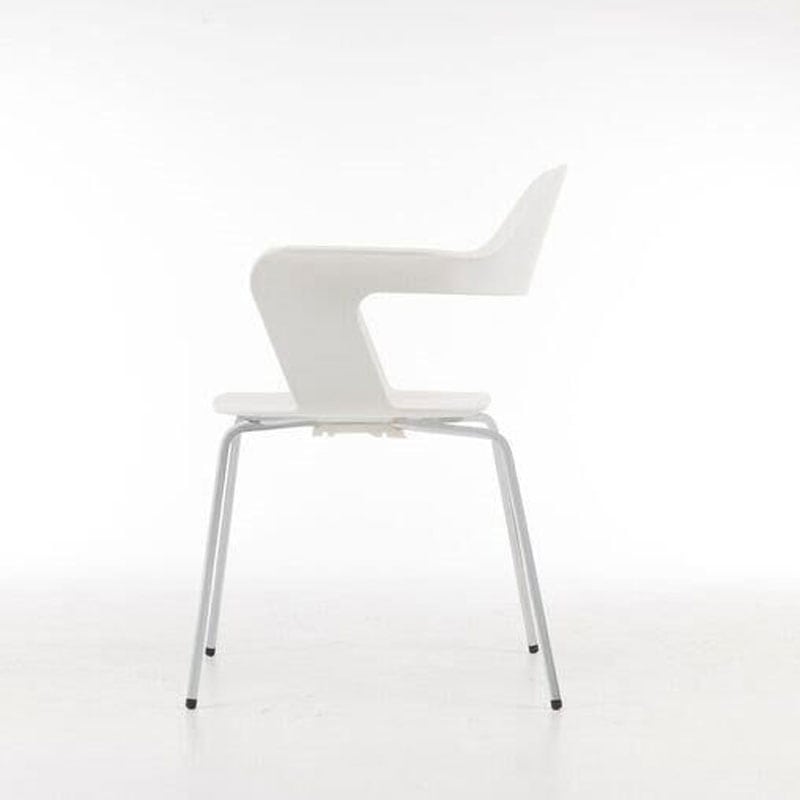 White Stacking Chair "The Tulip" Denver Office Furniture EZ