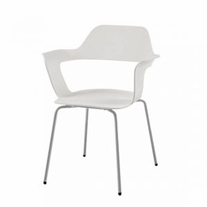 White Stacking Chair – “The Tulip”