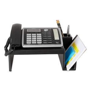 Keeping-Your-Cubicle-Organized-Overhead-Storage-Rolodex-Phone-Stand-300x300