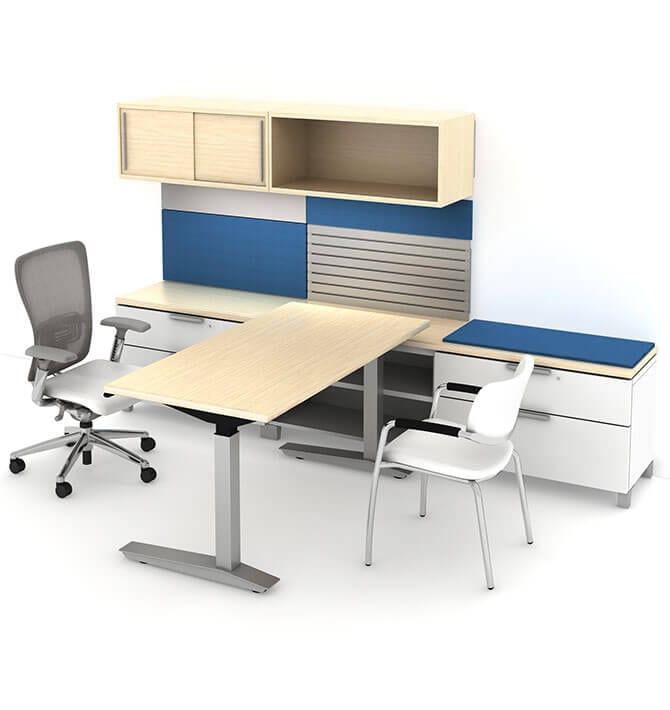 Keeping Your Cubicle Organized Overhead Storage