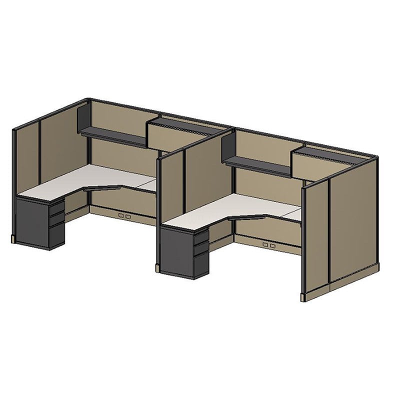8x6' Loaded Remanufactured Cubicles