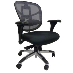 Mesh Back Padded Seat Chair - Luxury for Less