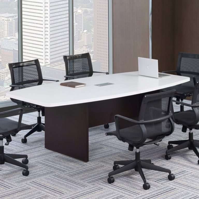 Boat Shape Conference Table 820 feet, Panel Leg Office Furniture EZ