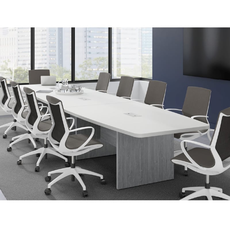 Boat Shape Conference Table 8 20 Feet Panel Leg