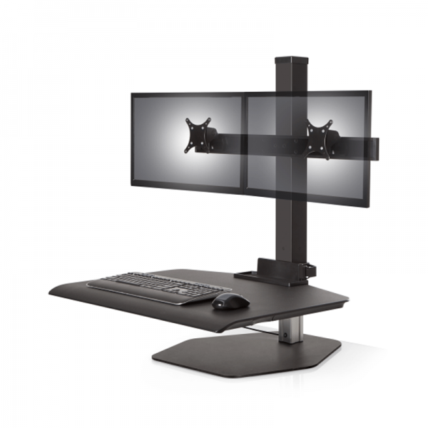 EZ Powered Dual Monitor Sit Stand