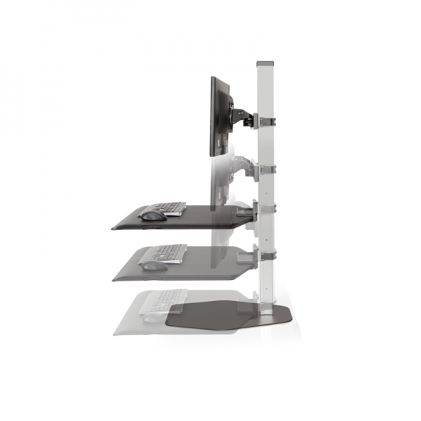 EZ Powered Dual Monitor Sit Stand