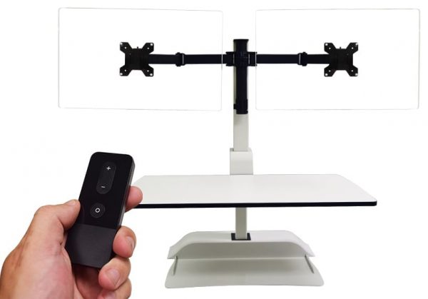 Economy Dual Monitor Sit-Stand Desktop