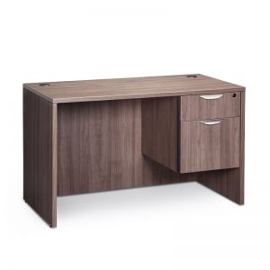 Small Desk, 2-Drawer File Unit