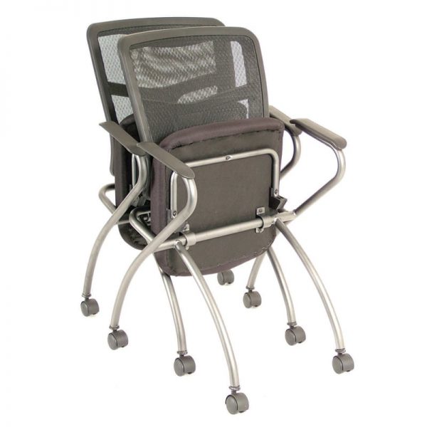 Mesh Back Nesting Chair - Guest, Training, etc...