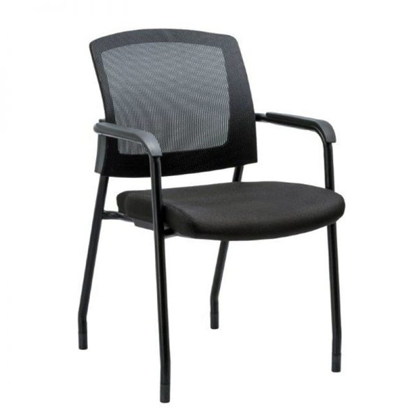 Stylish Mesh Back Stacking Guest Chair - "The Baker"