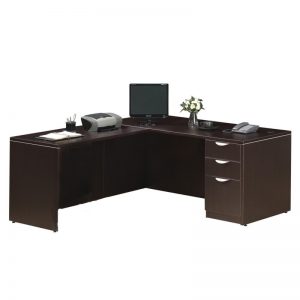 Standard L Desk, Deluxe File