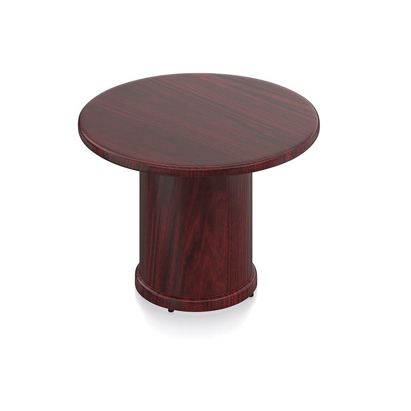 Round Reception Table Wood Veneer 42" & 48" Office Furniture EZ