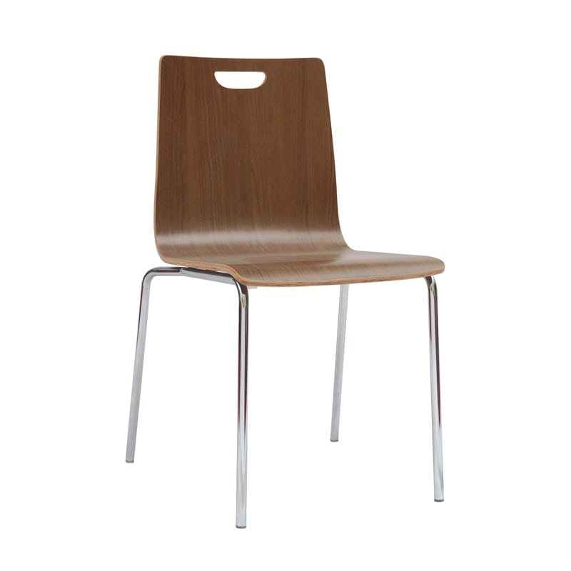 Stackable Chair - Sleek, Minimalist Design - Wooden "Bleeker Street"