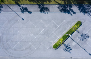 Sanitizing and cleaning - PARKING LOT