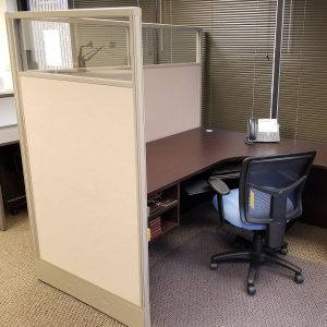 Panel Wrap - Glass Divider Walls for Desks and Tables - 66"