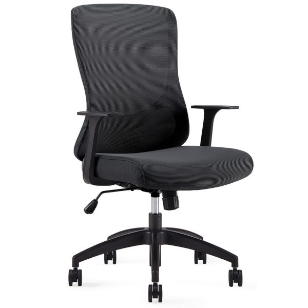 black alien office chair