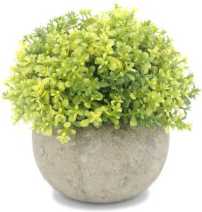 cubicle decorating ideas - artificial plant