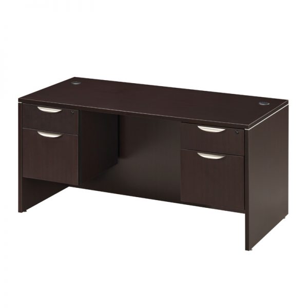 Office Desk - Double Pedestal Files