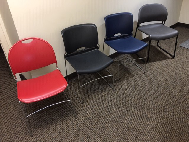 Gently Used Stacking Chairs - Only $37 - Office Furniture EZ