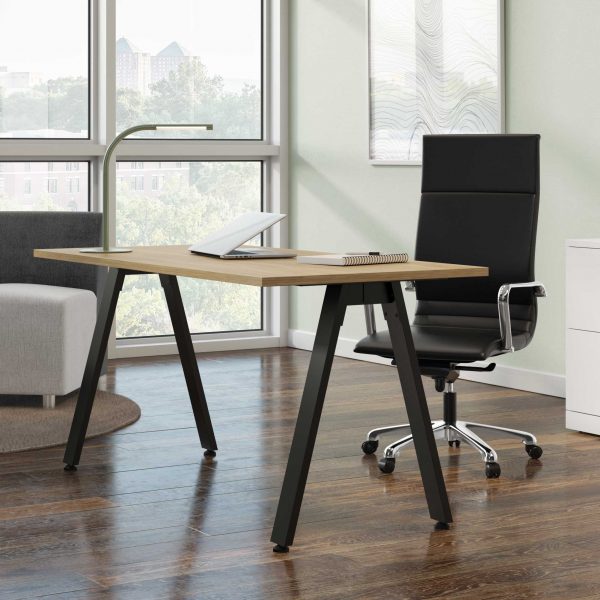 Table-Desk-With-Black-V-Legs