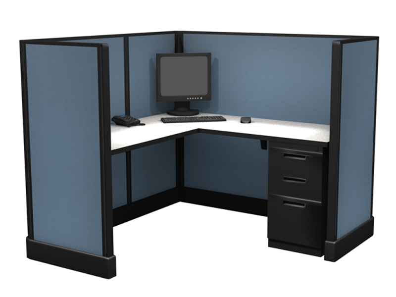 MA5355_01 office cubicles tall walls