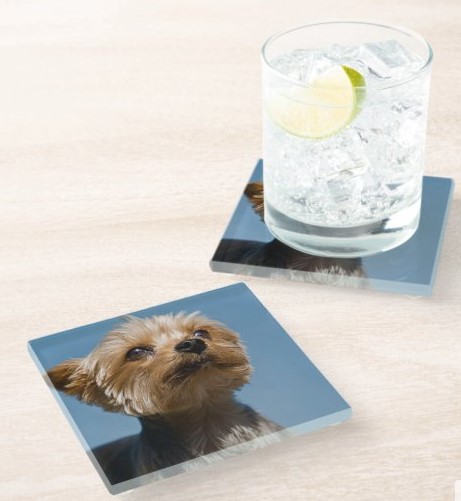 bosses day gift ideas glass coaster