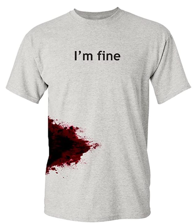 I'm Fine Shirt Costume