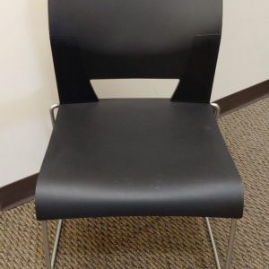 Black Duet Stacking Chair