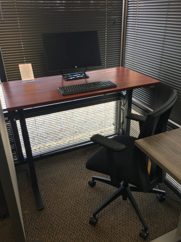 2 stage height adjustable desk