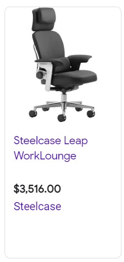 expensive office chair leap