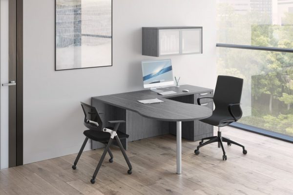 Contemporary L Desk Deluxe Files