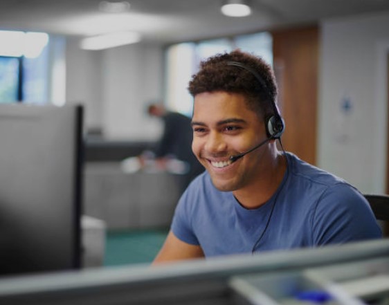 call center cubicle