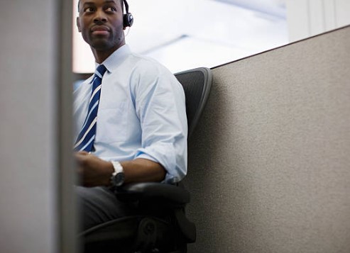 call center cubicle 