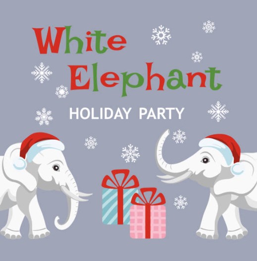holiday stress white elephant