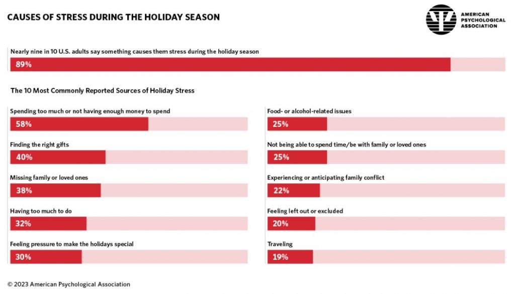 sources of holiday sterss