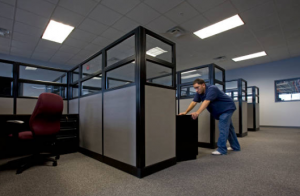 Can I install cubicles myself?