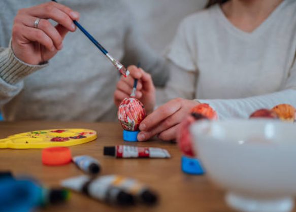 office egg decorating