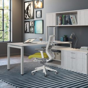 Elements Plus Laminate Desk With Hutch