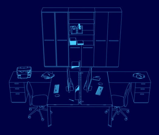 CAD Office Furniture Planning Denver Colorado Springs